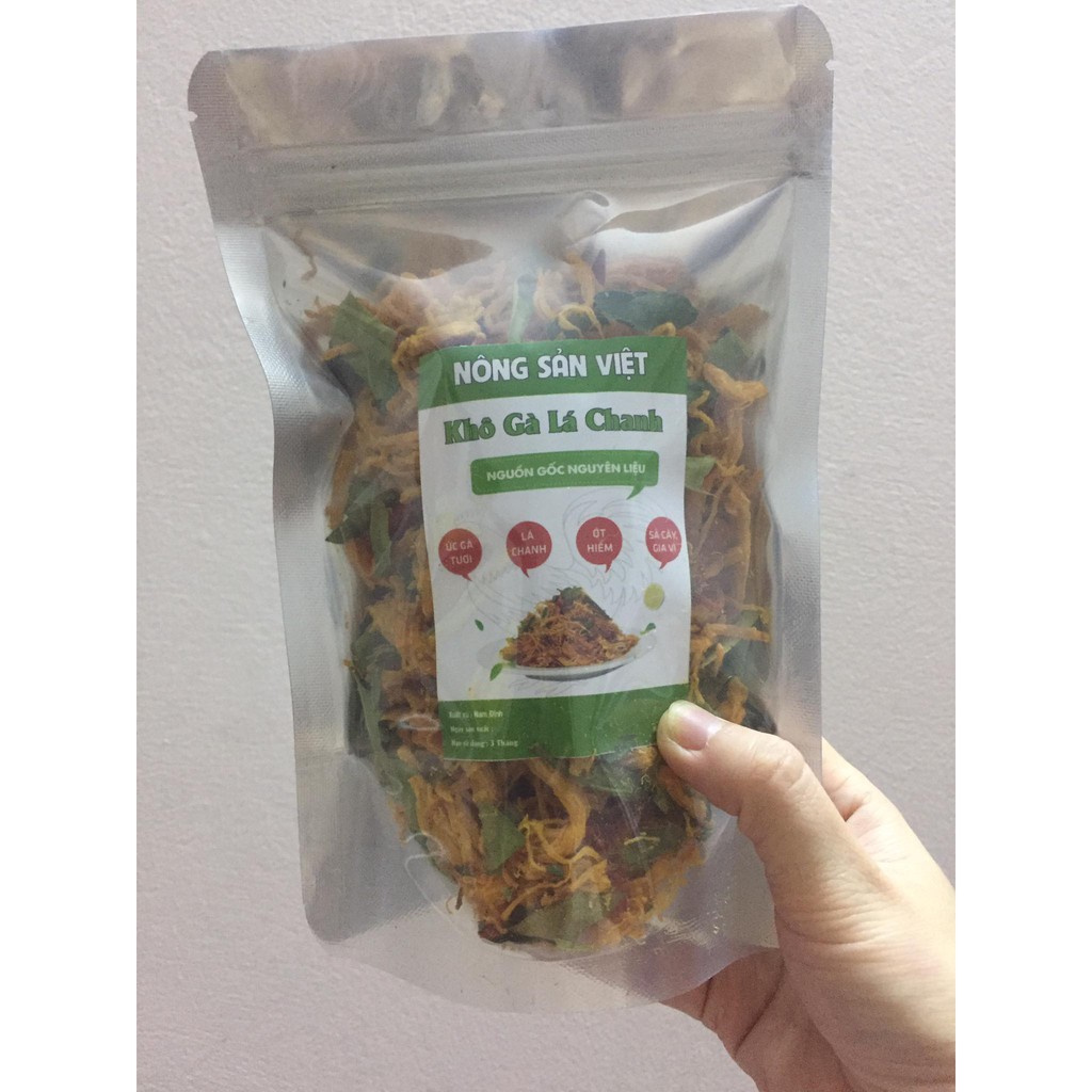 [Mã 11FMCGSALE1 giảm 10% đơn 250K] KHÔ GÀ LÁ CHANH CAY VỪA - NÔNG SẢN VIỆT