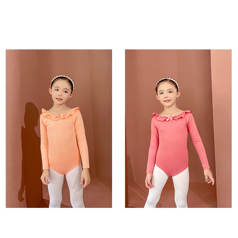 Áo Thun Tay Dài Màu Trắng Chất Liệu Cotton Cho Bé Gái