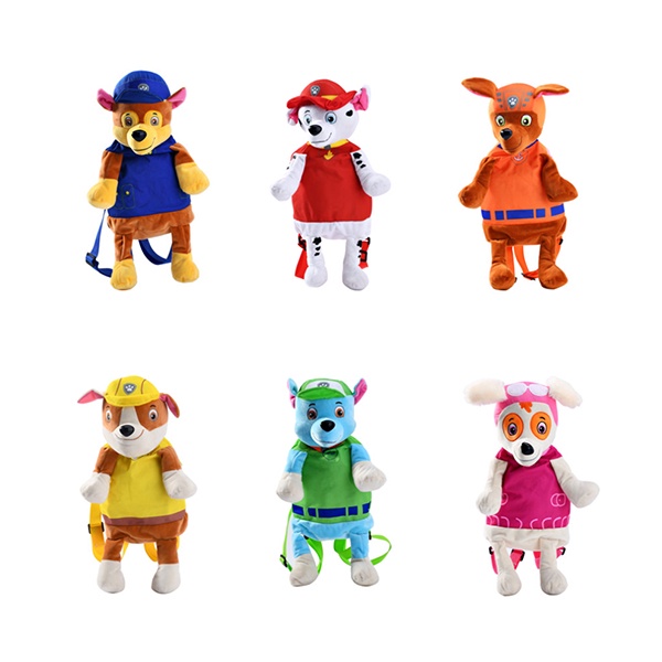 Paw Patrol Ba Lô Đi Học Hình Chú Chó Cứu Hộ Nhồi Bông Dễ Thương Cho Bé