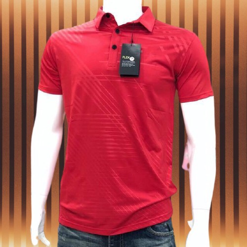 Áo polo thể thaonam,ao thun nam cổ bẻ ép vân co giãn 4 chiều | BigBuy360 - bigbuy360.vn