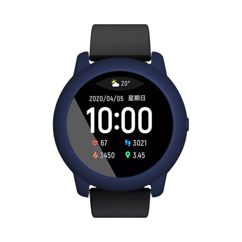 Ốp silicone linh hoạt bảo vệ toàn diện màn hình chống trầy xước cho đồng hồ Haylou Solar Smart Watch | BigBuy360 - bigbuy360.vn