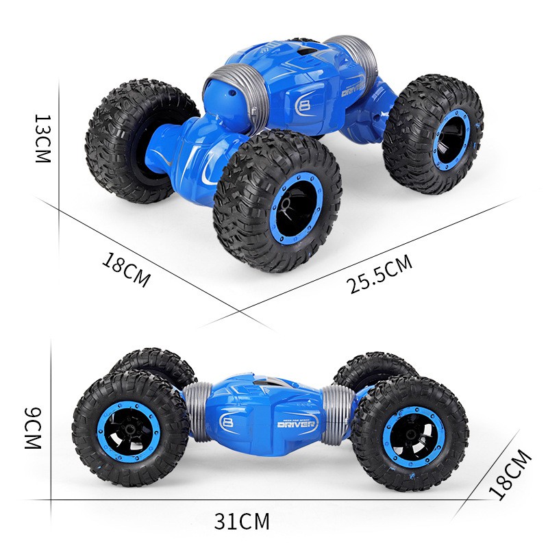 2.4G RC Car Monster Truck 360 degrees Anti-collision Led Light RC Toys Car/Rc Car/Kereta Mainan/Kereta Kontrol/Stunt Car Toys For Him Toy for Kids ,Christmas Children Kids Gift 4x4 Toys for boys