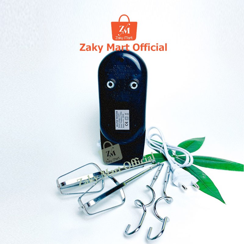 Máy Đánh Trứng Cầm Tay 7 Cấp Độ Công Suất 180W Đánh Kem Trộn Bột Cao Cấp - MDT001 - Zaky Mart Official