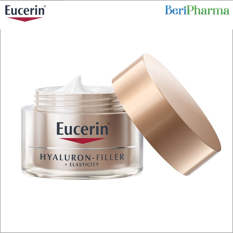 Eucerin Kem Dưỡng Cho Da Kém Đàn Hồi Và Nếp Nhăn Sâu Ban Đêm Hyaluron Filler Elasticity Night 50ml