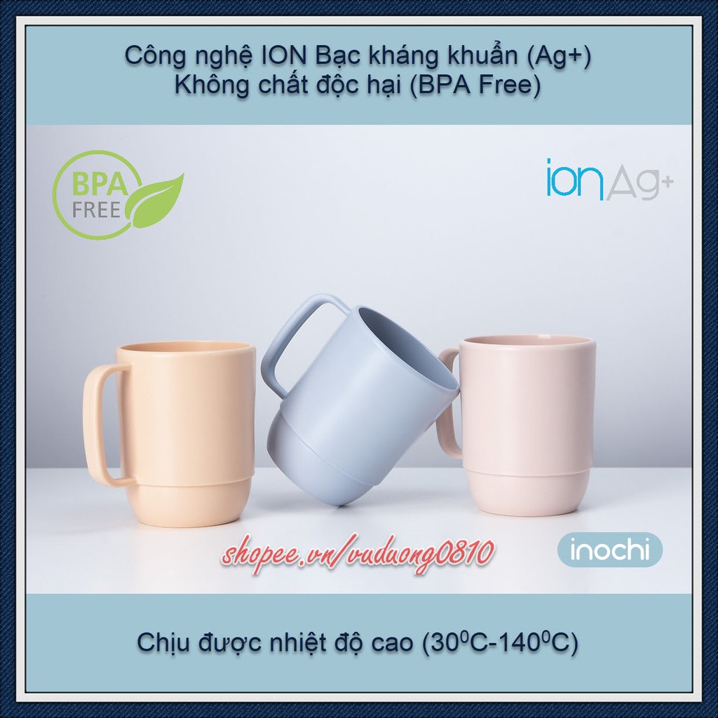 Set 02 Chiếc Cốc Uống Nước Trẻ Em Inochi 350ml (kiểu cao) - BPA Free