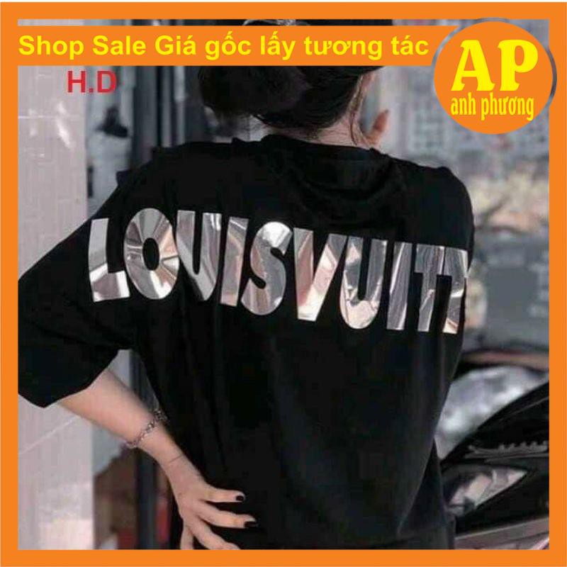 Áo phông tay lỡ Luôn vui tươi in lưng cotton loại 1 tráng gương Unisex nam nữ