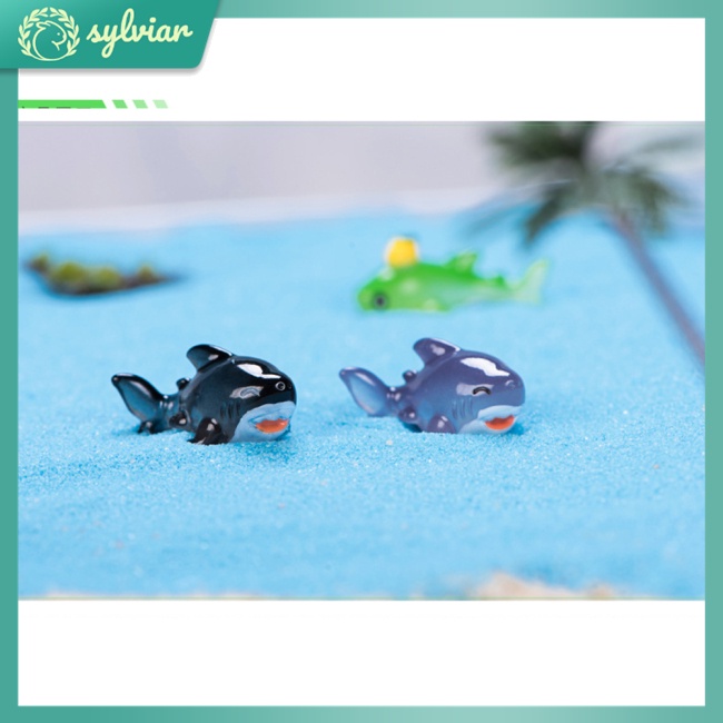 Mô Hình Động Vật Biển Hoạt Hình Bằng Nhựa Resin Trang Trí Tiểu Cảnh