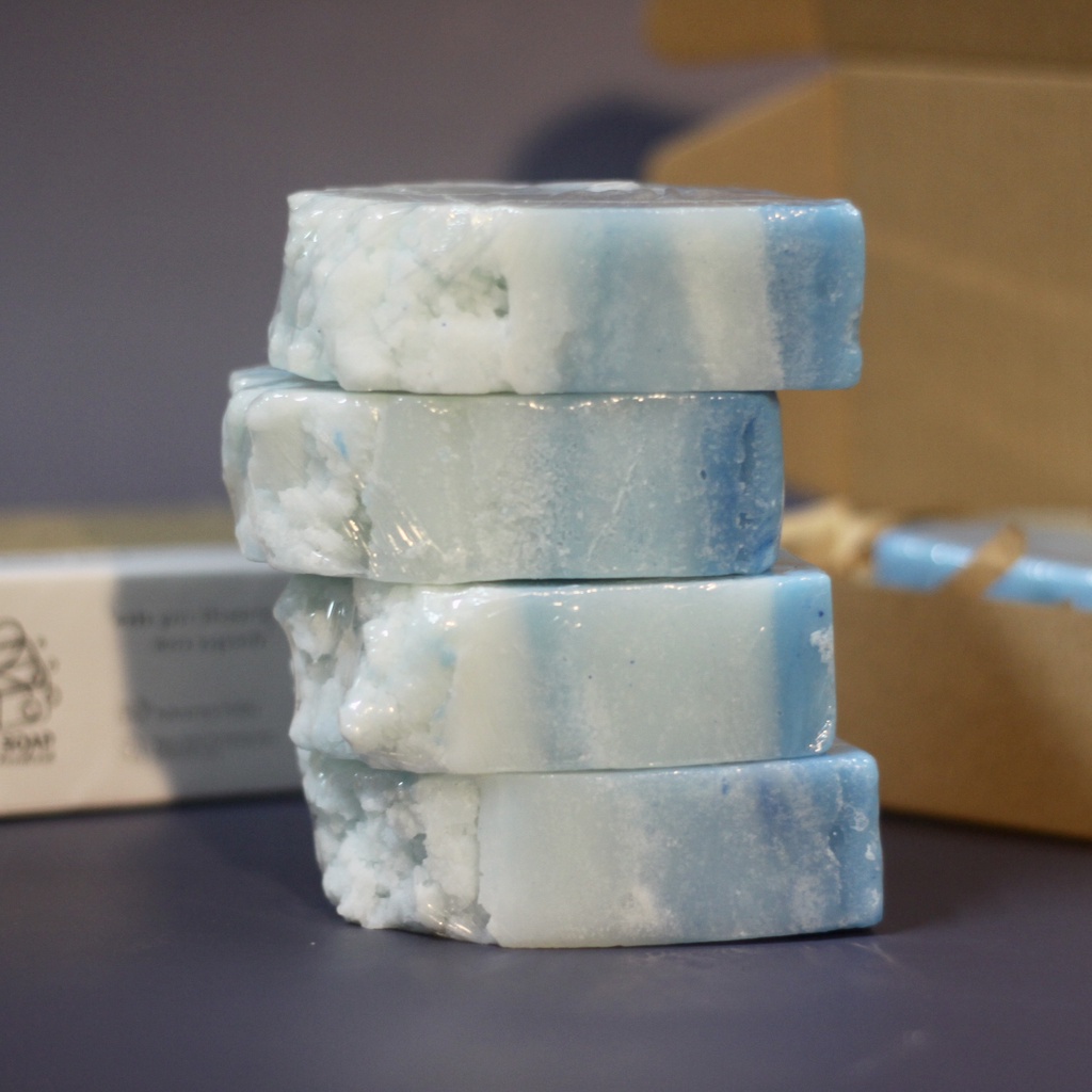 Xà Phòng Tắm Thiên Nhiên Aroma Story Hình Sóng Biển Dễ Thương Size 150g Thích Hợp Vừa Tắm Vừa Chill, Dùng Làm Quà Tặng