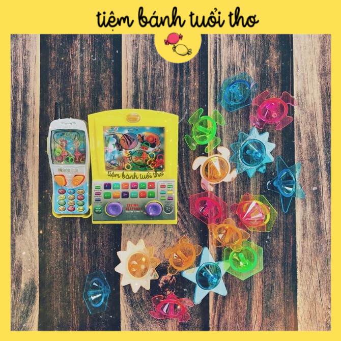 Bộ 2 MÁY Chơi Game Bắn Vòng Nước Tuổi Thơ