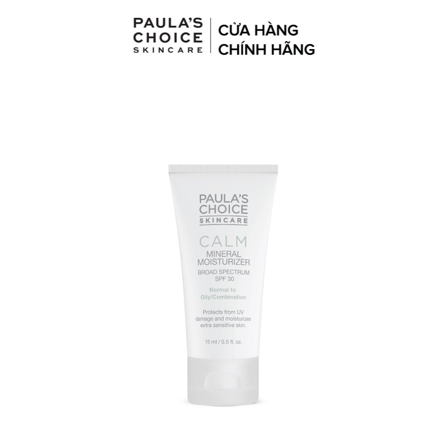 Kem chống nắng cho da nhạy cảm Paula’s Choice Calm Mineral Moisturizer SPF 30 - 15ml 9177