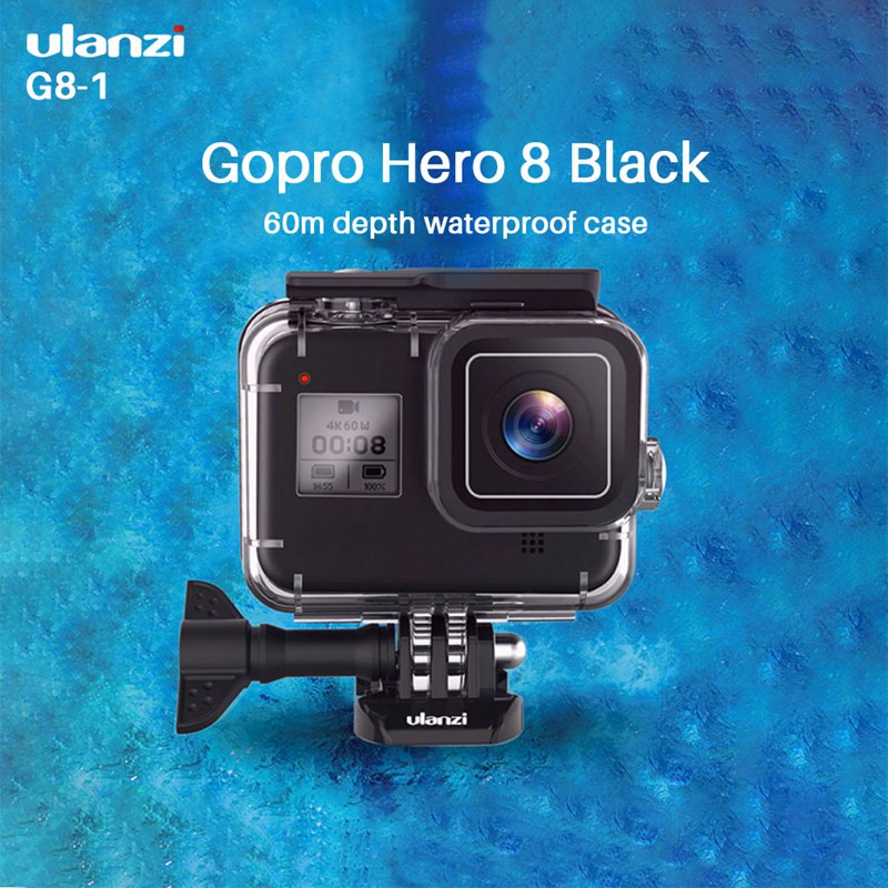 Ốp Lưng Chống Nước Cho Camera Hành Trình Gopro Hero 8 60m Ulanzi G8-1