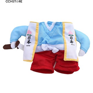 Đồ hoá trang phong cách samurai độc đáo cho thú cưng nhỏ