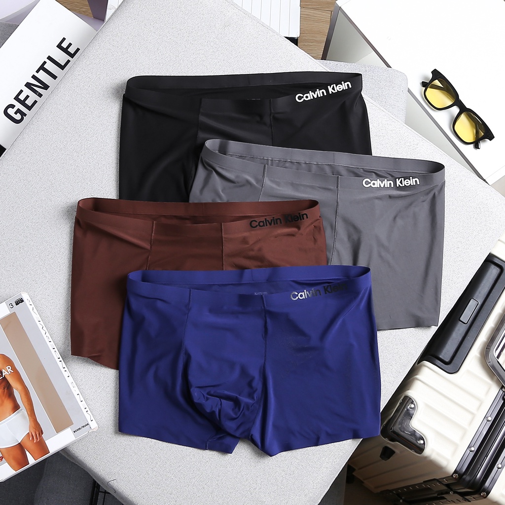 Quần Sịp Nam Quần Lót Boxer Nam Cê Ka Vải Polyamide Nhẹ Thoáng Mát Co Giãn CKK06