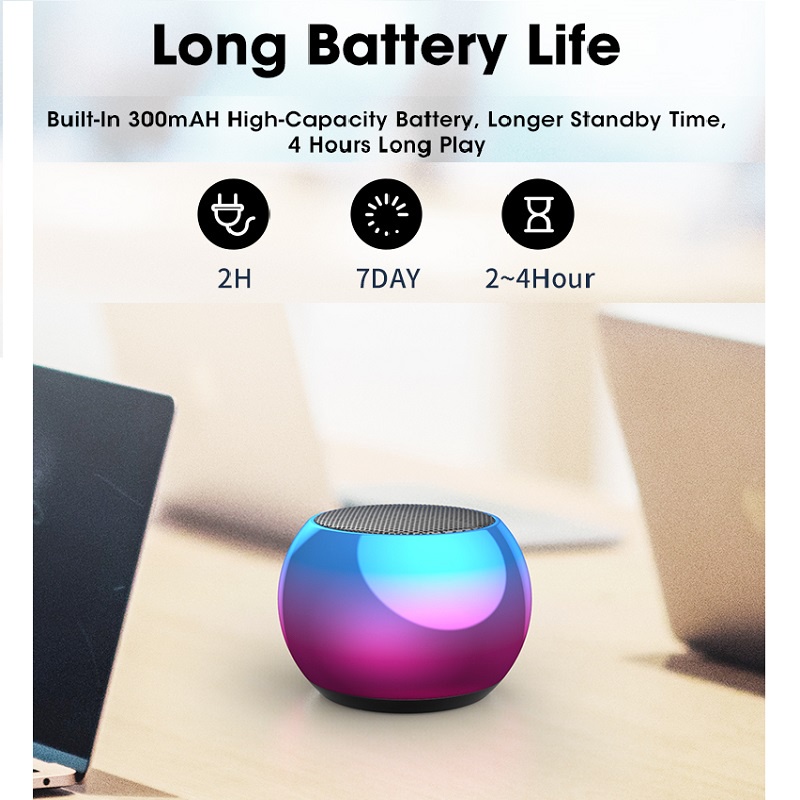 Loa bluetooth mini cầm tay M3 với âm siêu trầm mạ điện chất lượng cao