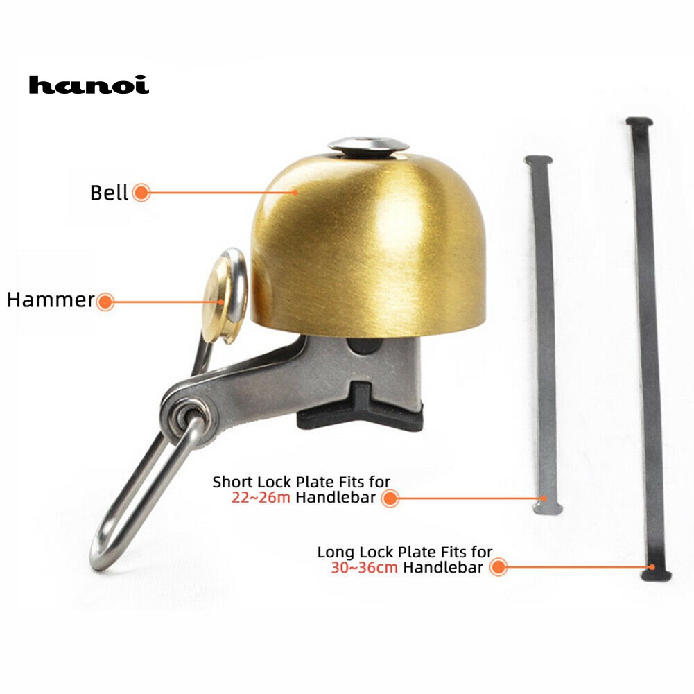 Chuông lắp tay lái xe đạp thời trang cổ điển độc đáo