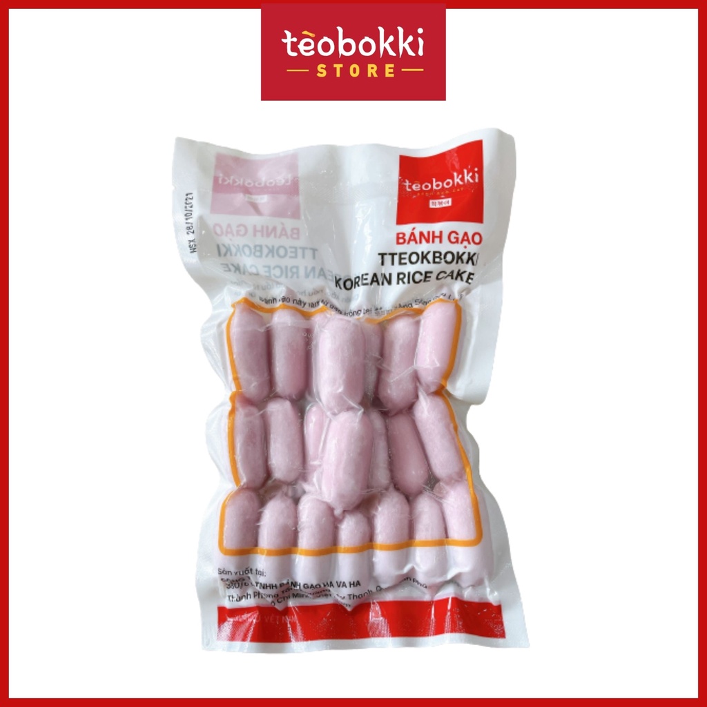 Bánh gạo nhân khoai môn Tèobokki 300g