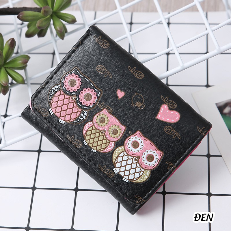 Ví Ngắn 3 Em Cú Mèo Siêu Xinh