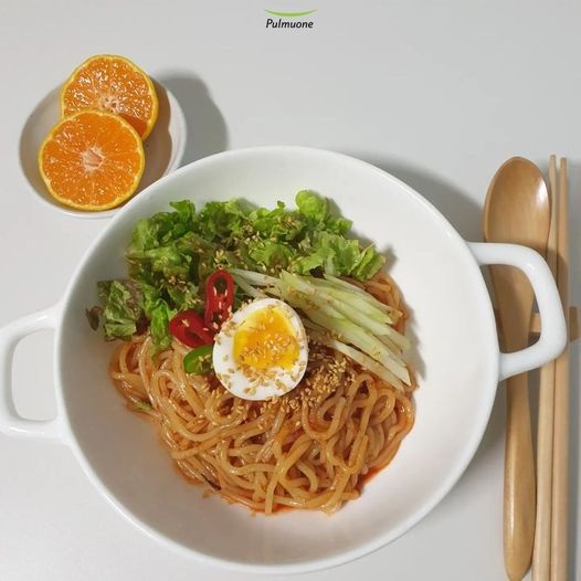 Mỳ trộn chua cay Pulmuone gói 460g 2 phần ăn