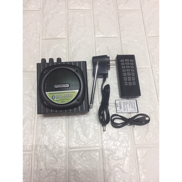 Loa Trợ Giảng Daile Q92 Có Điều Khiển ,Loa Vỏ Kim Loại Nhử Chim