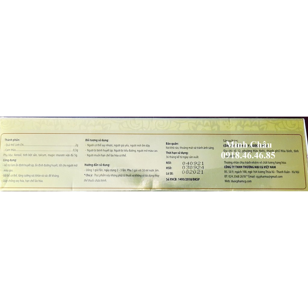 Mua 10h tặng 1h  TRÀ LINH CHI NHẤT LONG