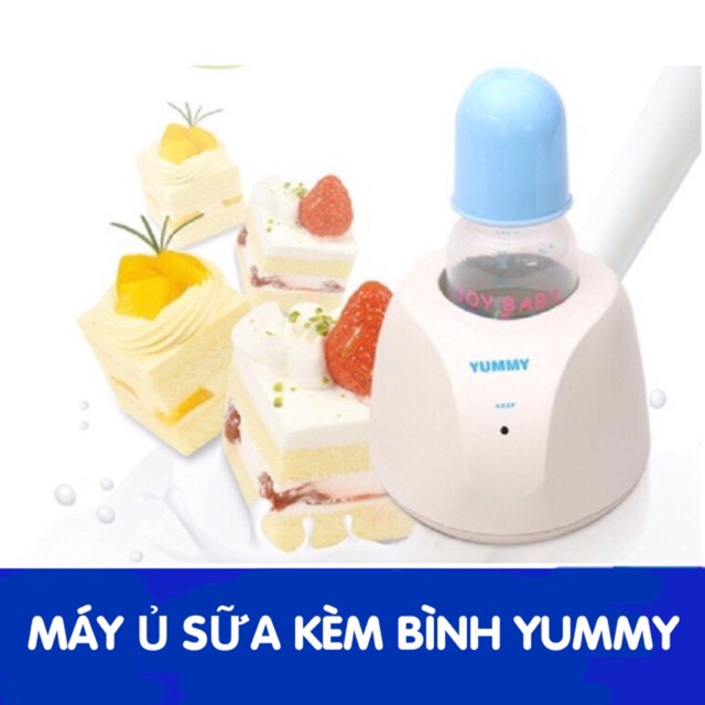 Sỉ máy hâm sữa, ủ sữa yummi kèm bình sữa
