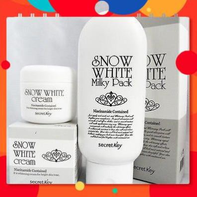 [FREESHIP] Bộ mỹ phẩm tắm trắng Snow White Milky Pack và Snow White Cream