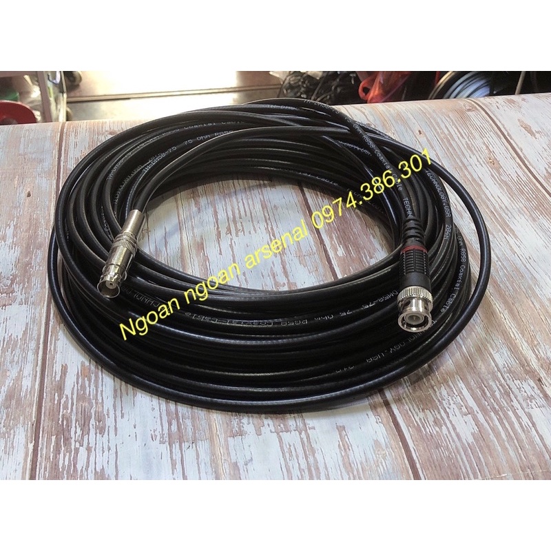 Dây nối dài BNC SDI 1 đầu đực 1 đầu cái, dây BNC 2 đầu cái hàng chất lượng