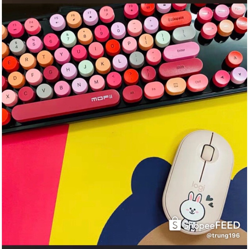 Chuột không dây bluetooth chính hãng Logitech x Line Friends