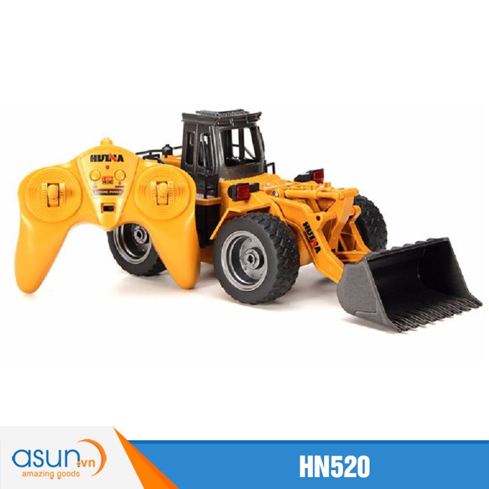 Xe Ủi Đất Điều Khiển Bằng Sắt Huina Toys 520 HN520 2.4Ghz