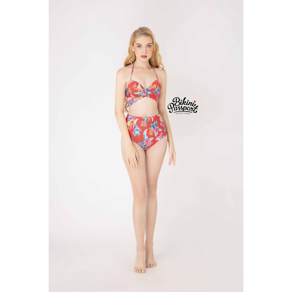 BIKINI PASSPORT - Đồ bơi Lưng cao, áo cột eo - Cam BS163_OR | BigBuy360 - bigbuy360.vn