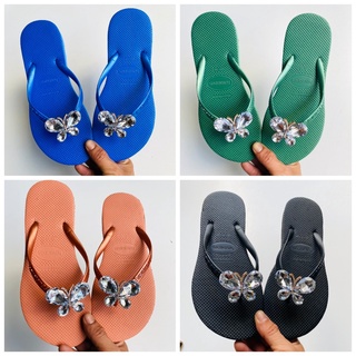 Dép kẹp nữ bướm trắng thời trang hot trien