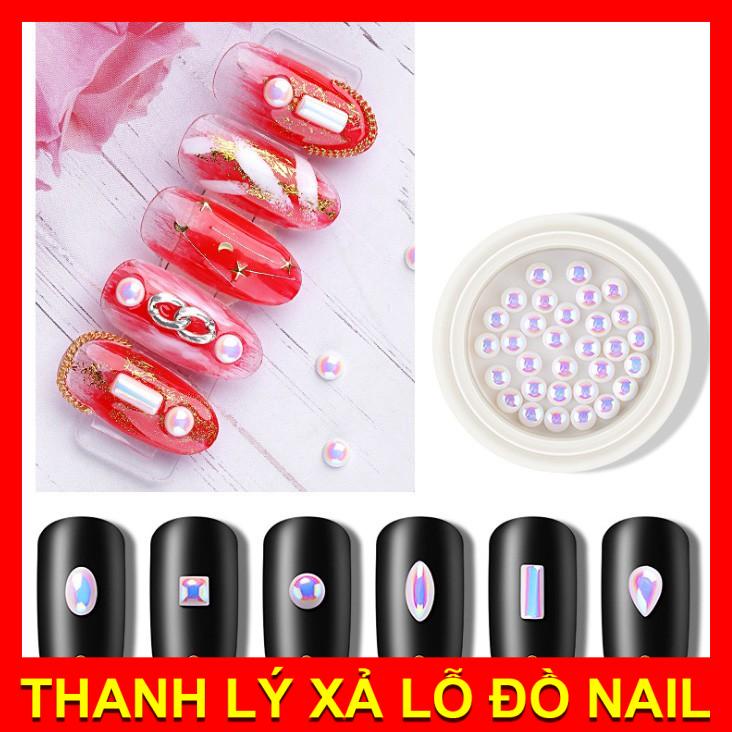 Charm trang trí móng ngọc trai F616