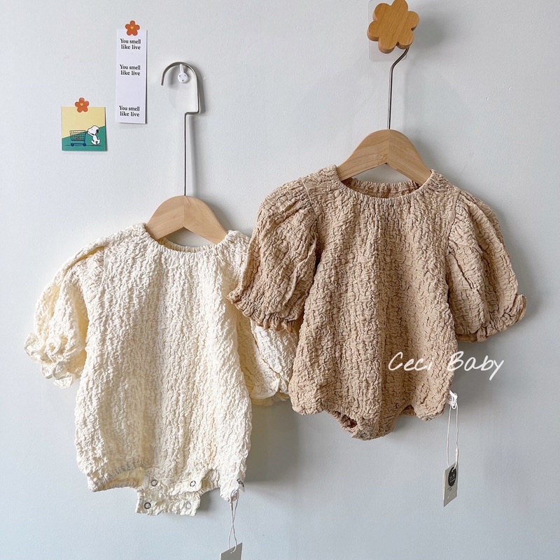 Bộ áo liền quần, áo kèm quần sooc cho bé gái phong cách Hàn quốc ảnh thật