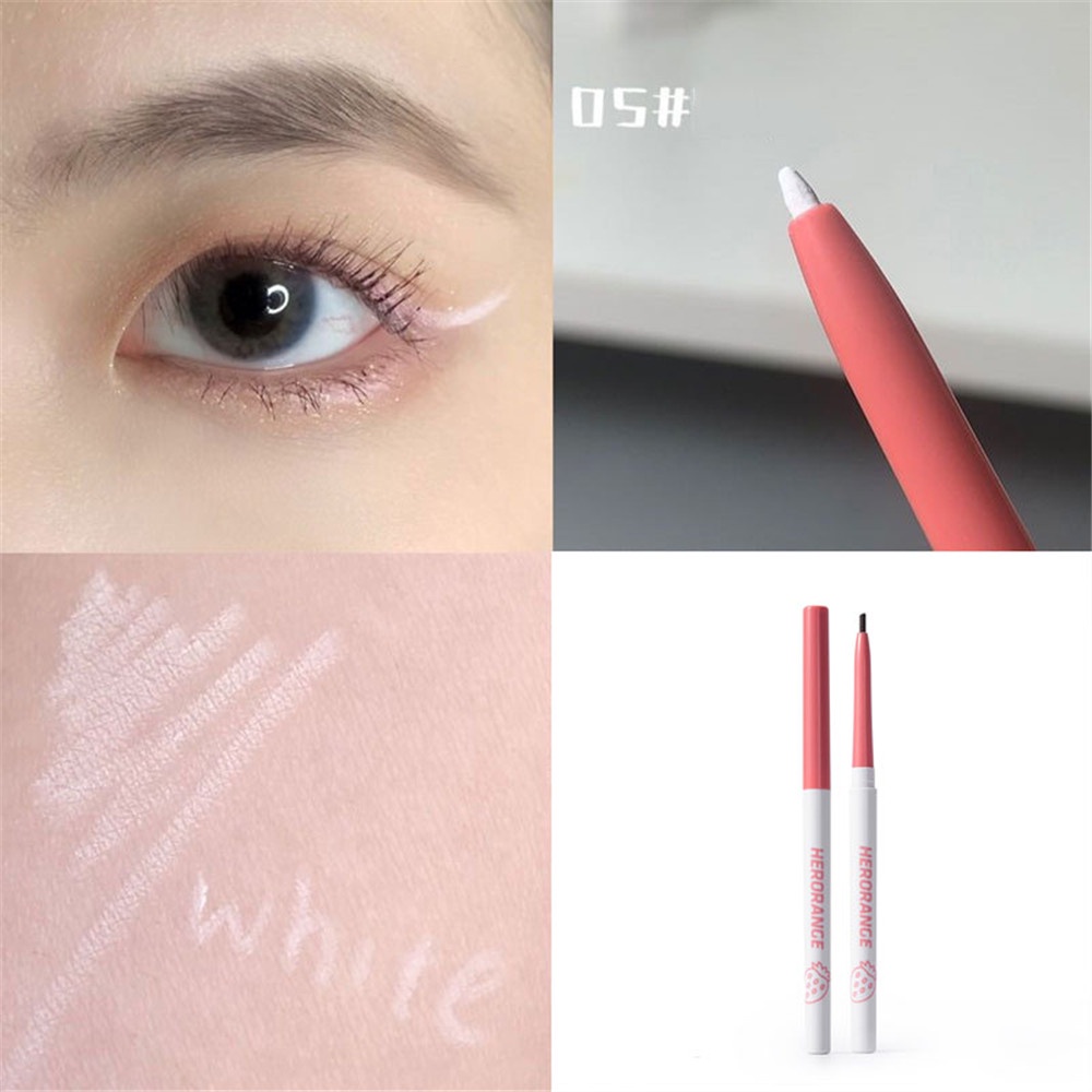 [Hàng mới về] Bút kẻ mắt HERORANGE đầu cọ mảnh 1mm chống thấm nước lâu trôi