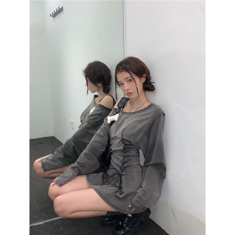 Đầm Nữ Tay Dài Kiểu Dáng Thời Trang Quyến Rũ