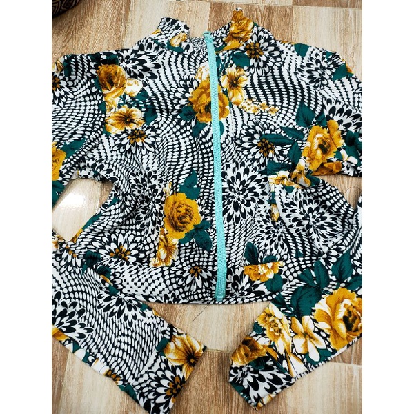 Áo khoác lửng có khoá kéo thun aty đẹp