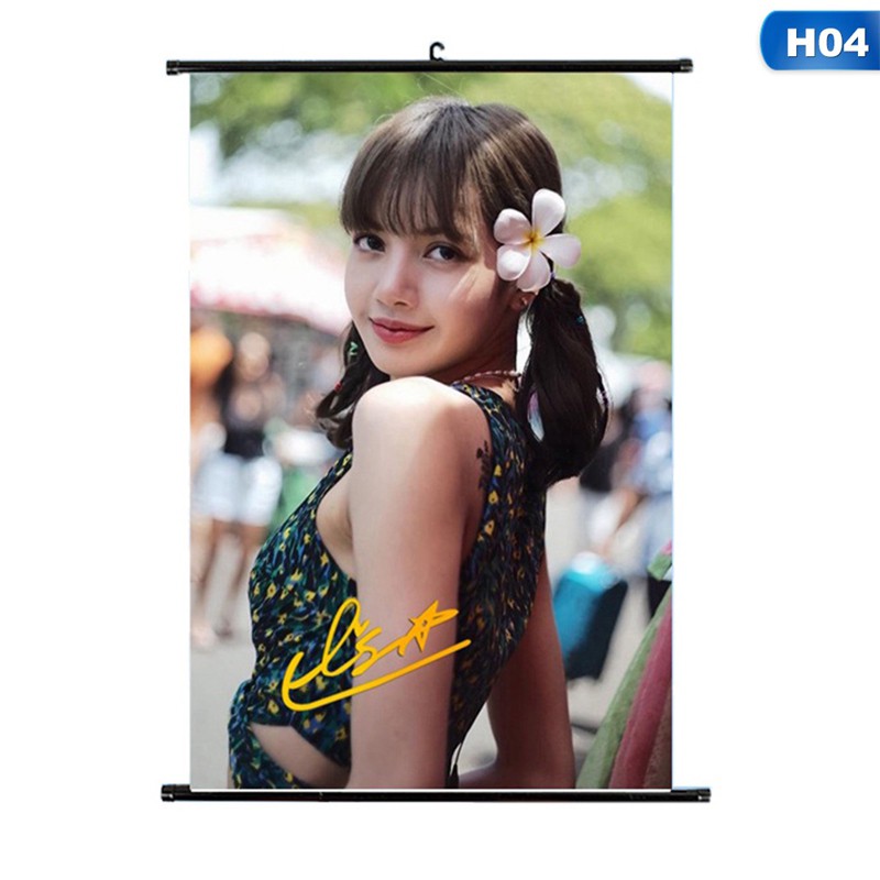 Tấm hình poster nhóm nhạc blackpink dùng treo trang trí