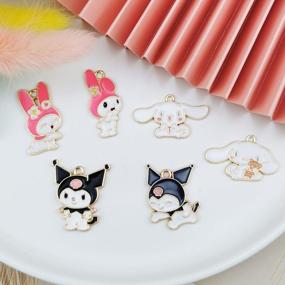 LILYES Set 10 Mặt Vòng cổ Khắc Hình Chú Chó Dễ Thương
