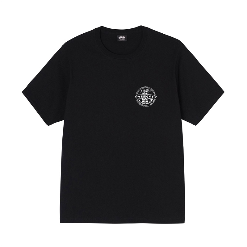 Áo Thun Tay Lỡ Dáng Rộng In Chữ Stussy Cá Tính Cho Cặp Đôi