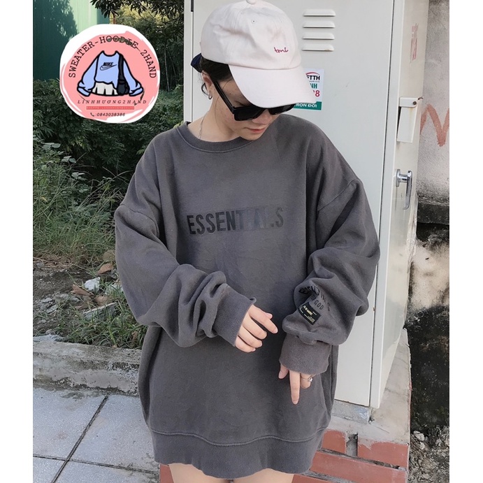 Áo nỉ sweater BIGSIZE dưới 85kg ,ảnh thật -sỉ ib