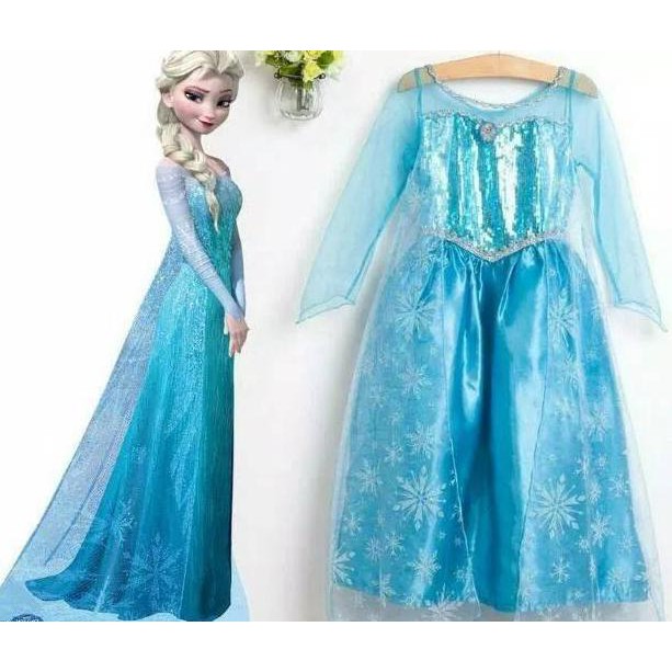 Bộ Đồ Hóa Trang Công Chúa Elsa Frozen 66 Cho Bé