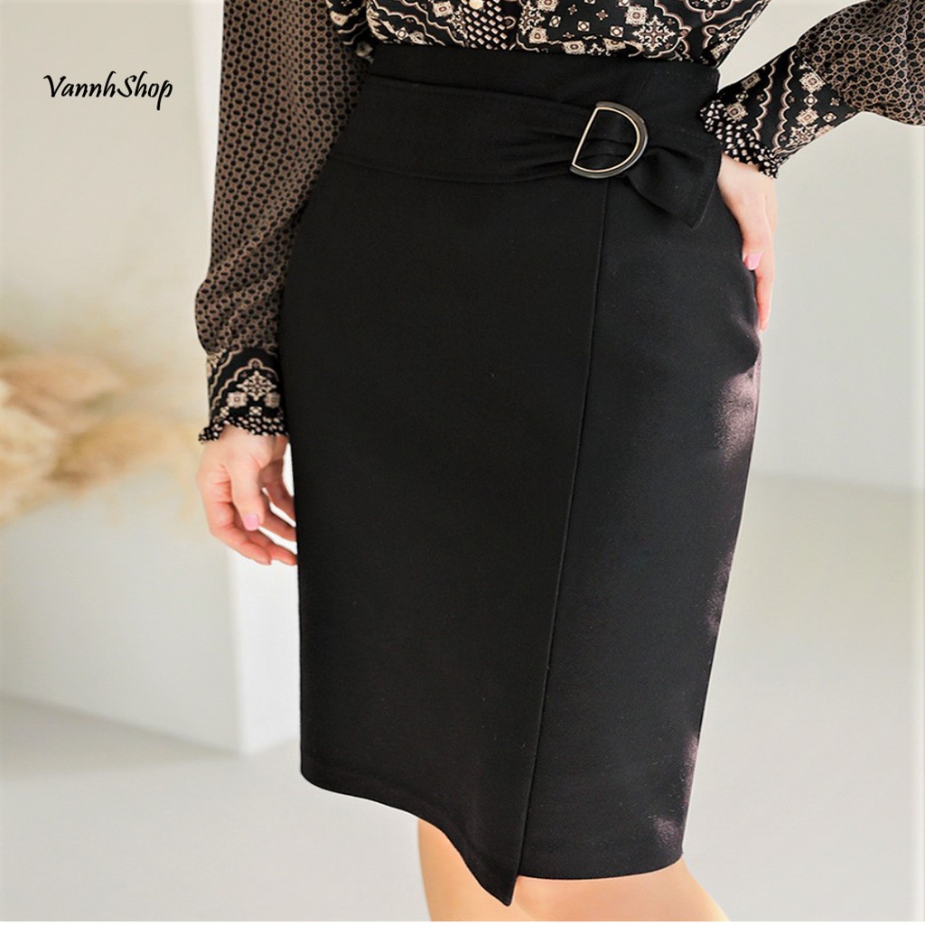 Mẫu mới 2021 🌹 Chân váy công sở 🌹 Váy nữ đẹp 🌹 dáng bút chì MS021 thiết kế cao cấp VannhShop | BigBuy360 - bigbuy360.vn