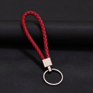 Móc Khóa Dây Da Bện Thời Trang