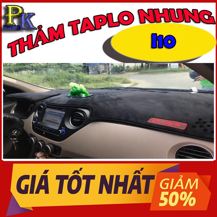 [i10]THẢM CHỐNG NÓNG TAPLO NHUNG XE HUYNHDAI I10