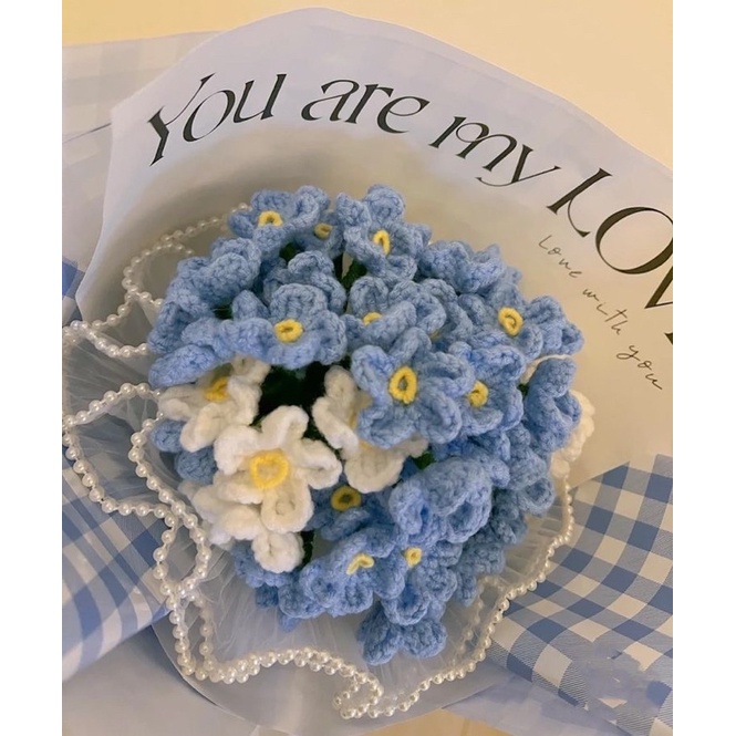 Hoa lưu ly màu sắc làm quà tặng trang trí theo yêu cầu