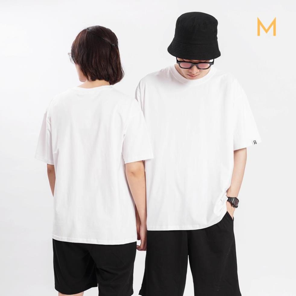 Áo thun trơn N7 Cotton 100% dáng rộng tay lỡ unisex nam nữ basic nhiều màu. A6
