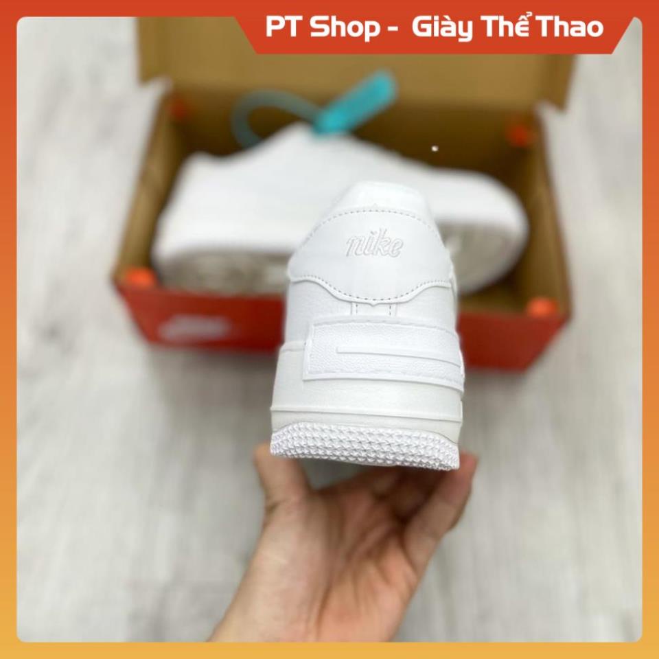 Giày Sneaker Af1 Shadow Trắng Fullbox, Giầy Thể Thao Force hót trend đủ bill box, PT shop