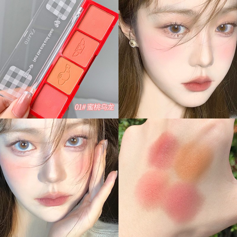 Phấn má hồng 3 Ô Gella's Máy Bay Sena Beauty | BigBuy360 - bigbuy360.vn