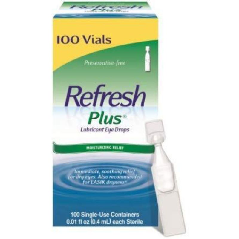 Nước nhỏ mắt, nước mắt nhân tạo Refresh Plus, tears Lubricant Eye Drops