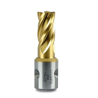 Mũi khoan từ thép gió (HSS) CFcooper 14 x 25mm phủ Titanium - MH25-14